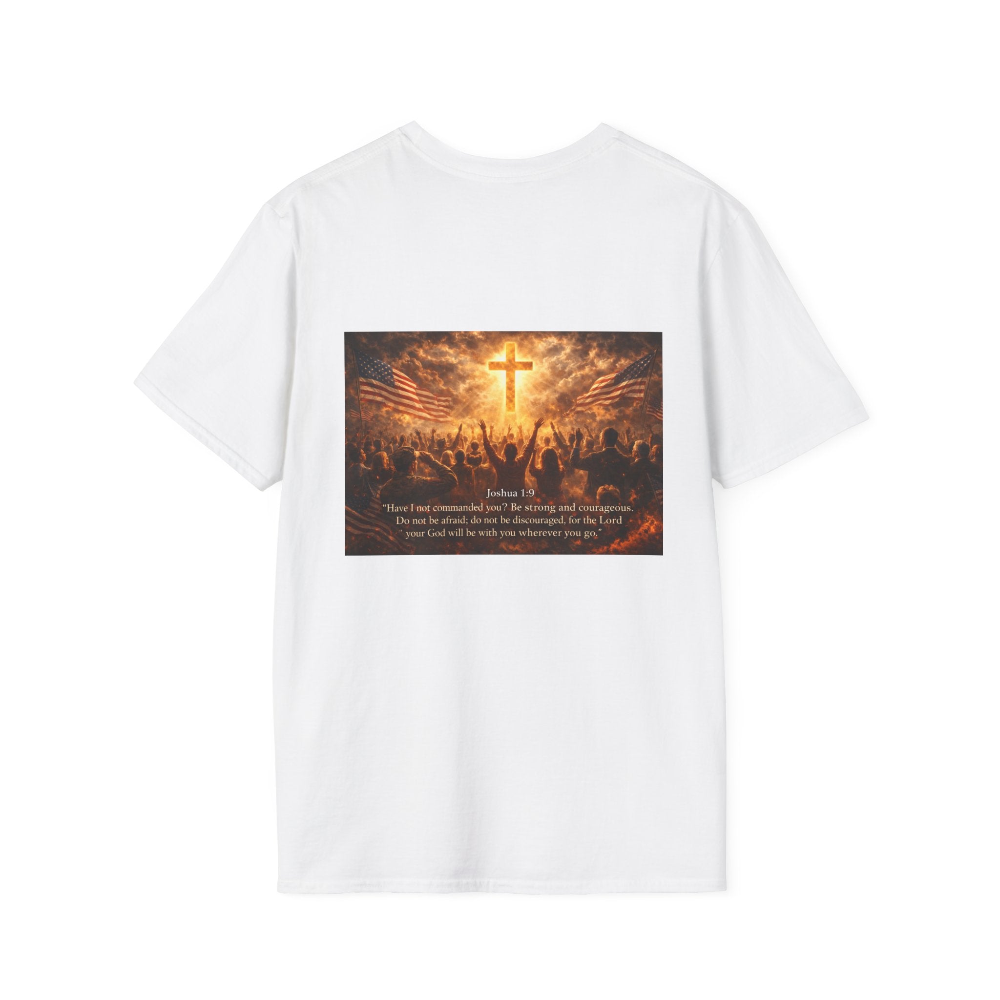 Christian Faith T-Shirt — Inspirational Cross & Scripture Graphic