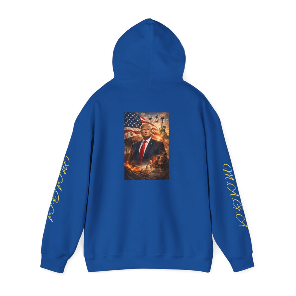 Patriotic Leader Portrait Hoodie