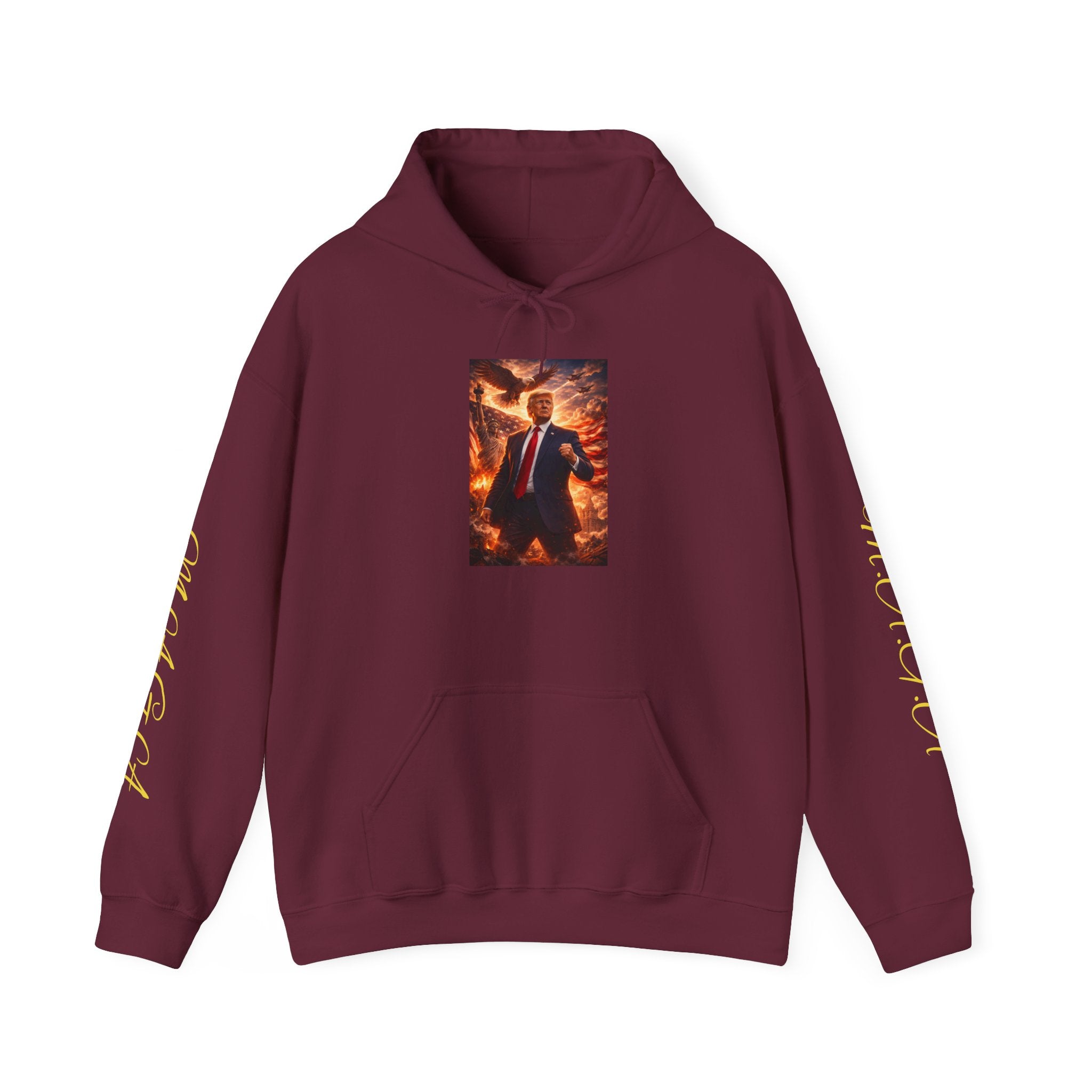Patriotic Leader Portrait Hoodie