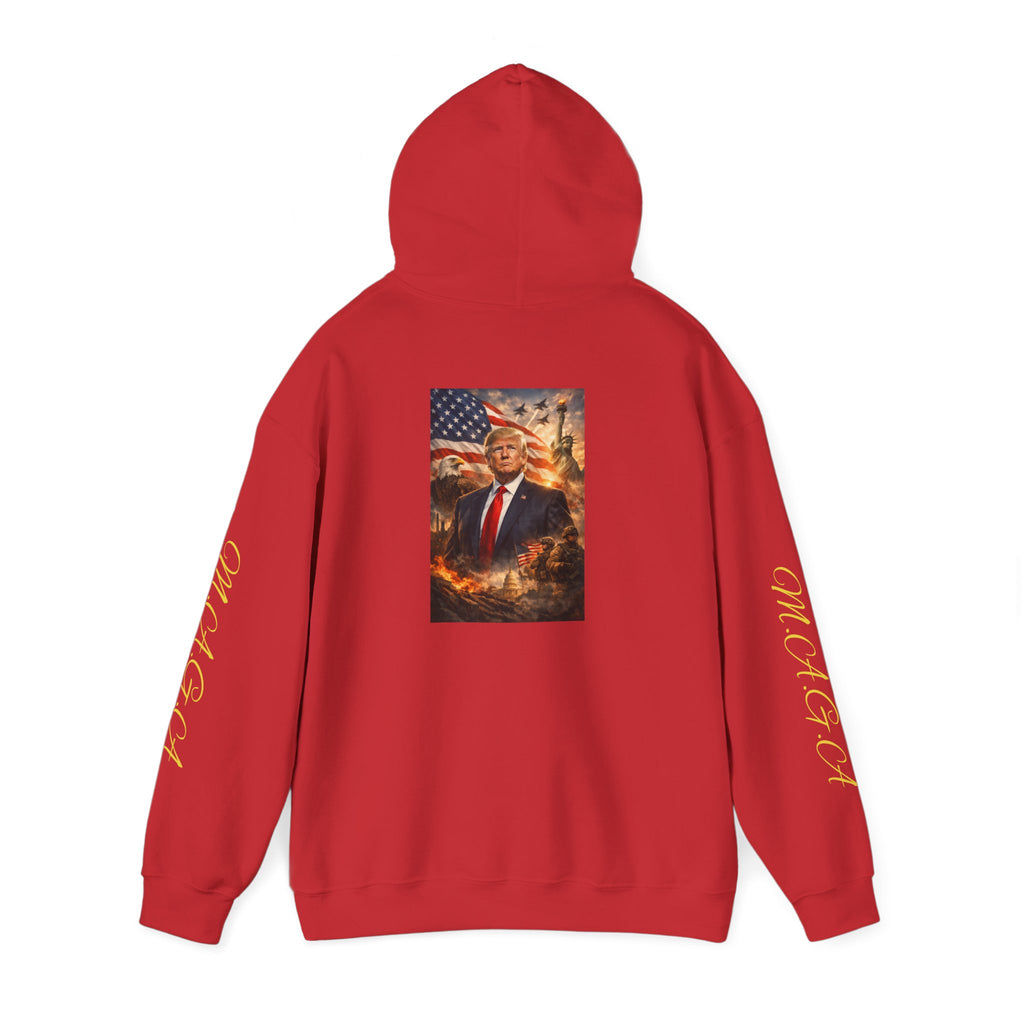 Patriotic Leader Portrait Hoodie