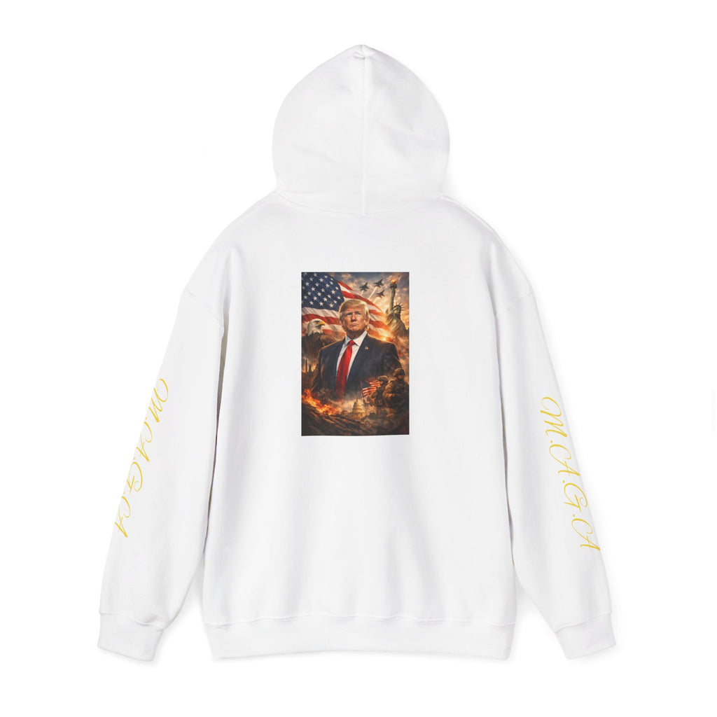 Patriotic Leader Portrait Hoodie