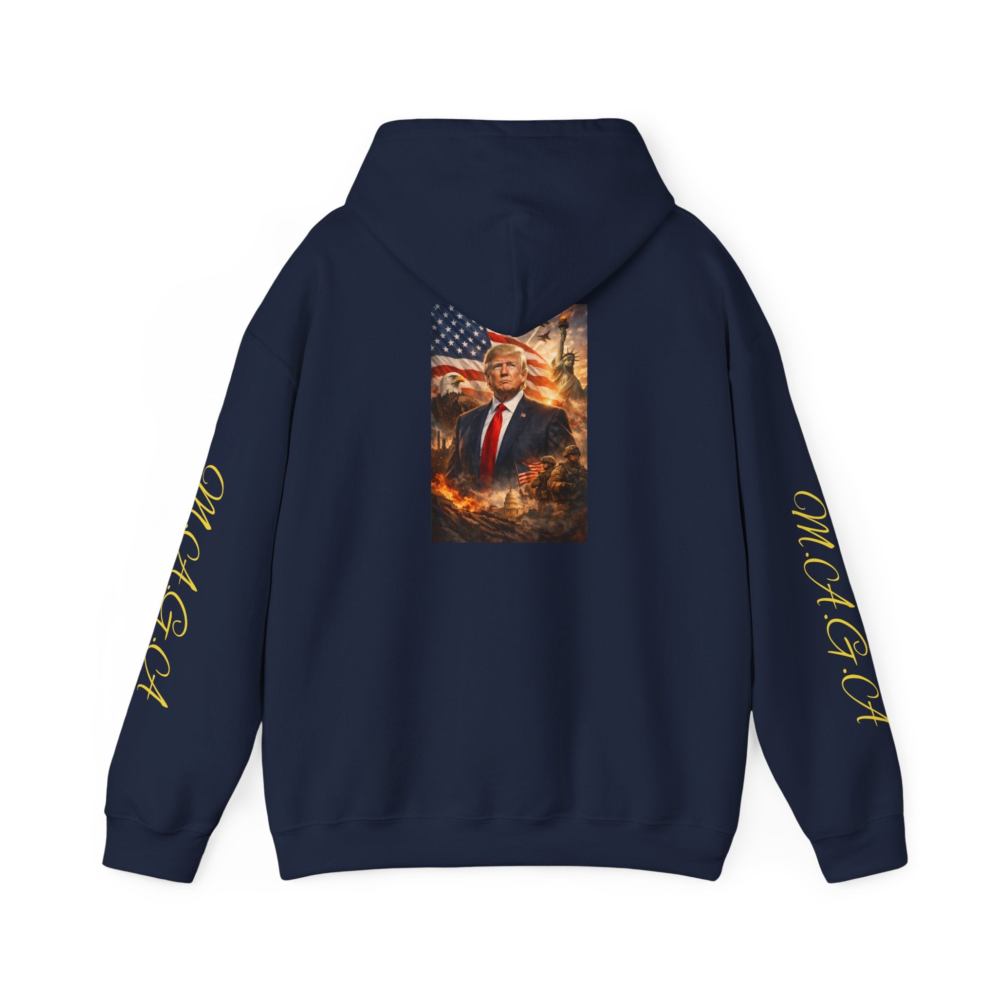 Patriotic Leader Portrait Hoodie
