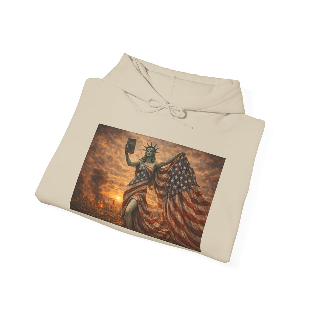 MAGA Statue of Liberty Hoodie – Patriotic American Flag Sweatshirt