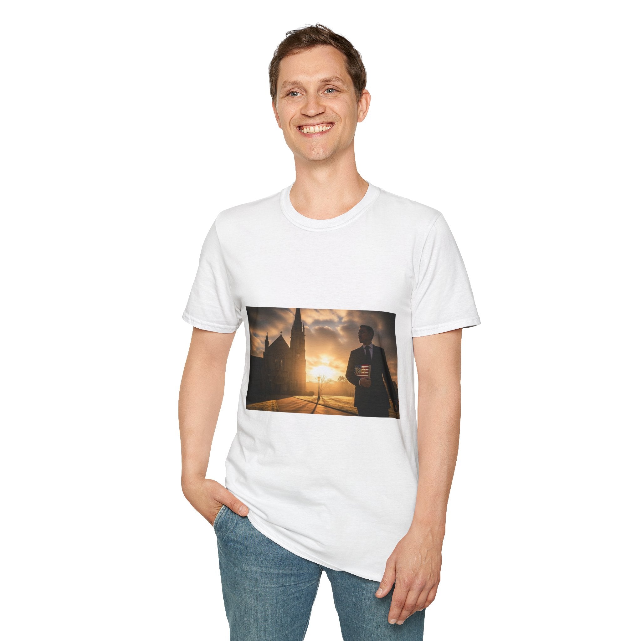 Christian Faith T-Shirt — Inspirational Cross & Scripture Graphic