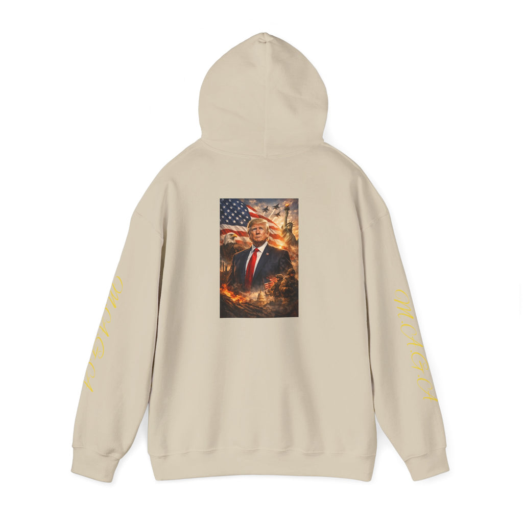 Patriotic Leader Portrait Hoodie