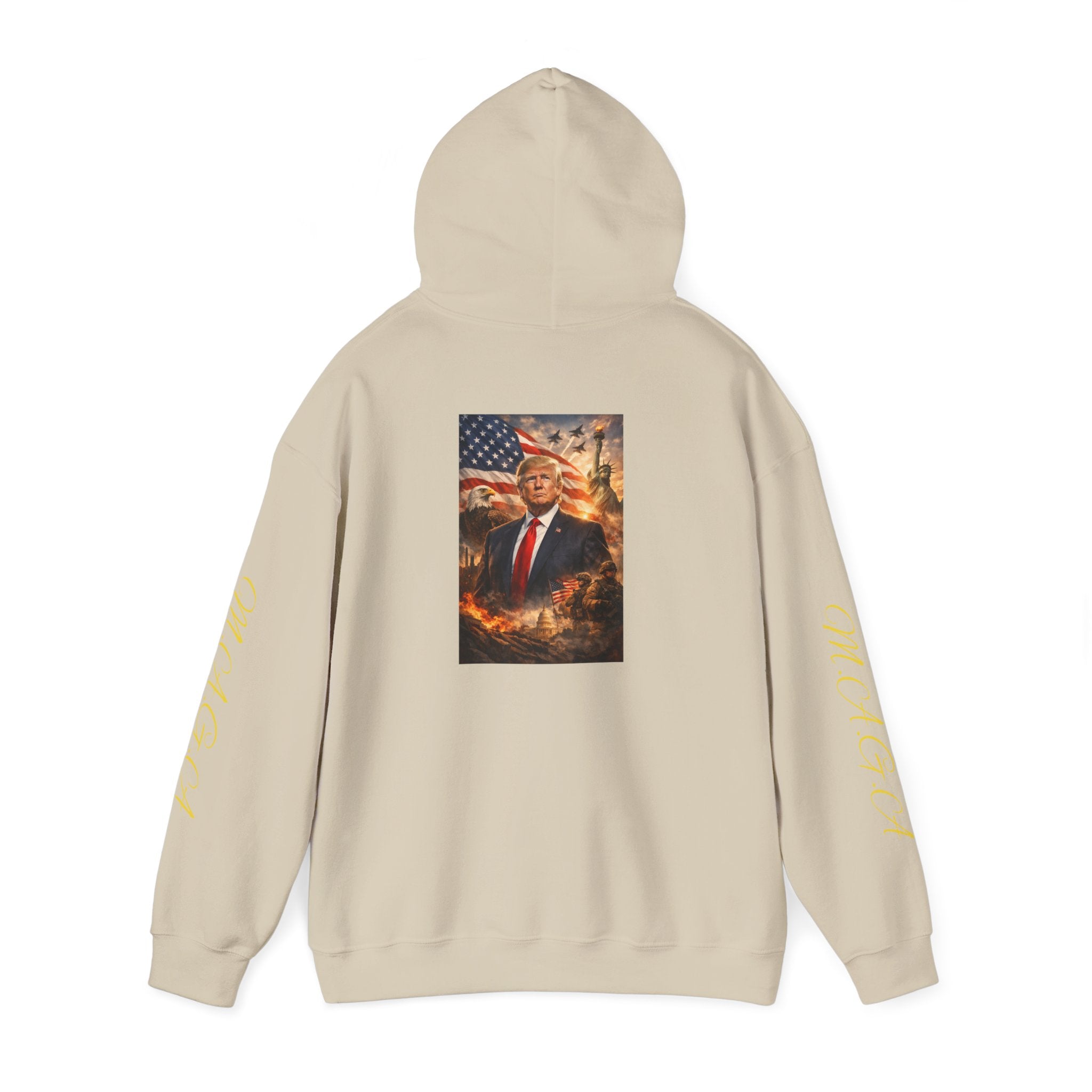Patriotic Leader Portrait Hoodie