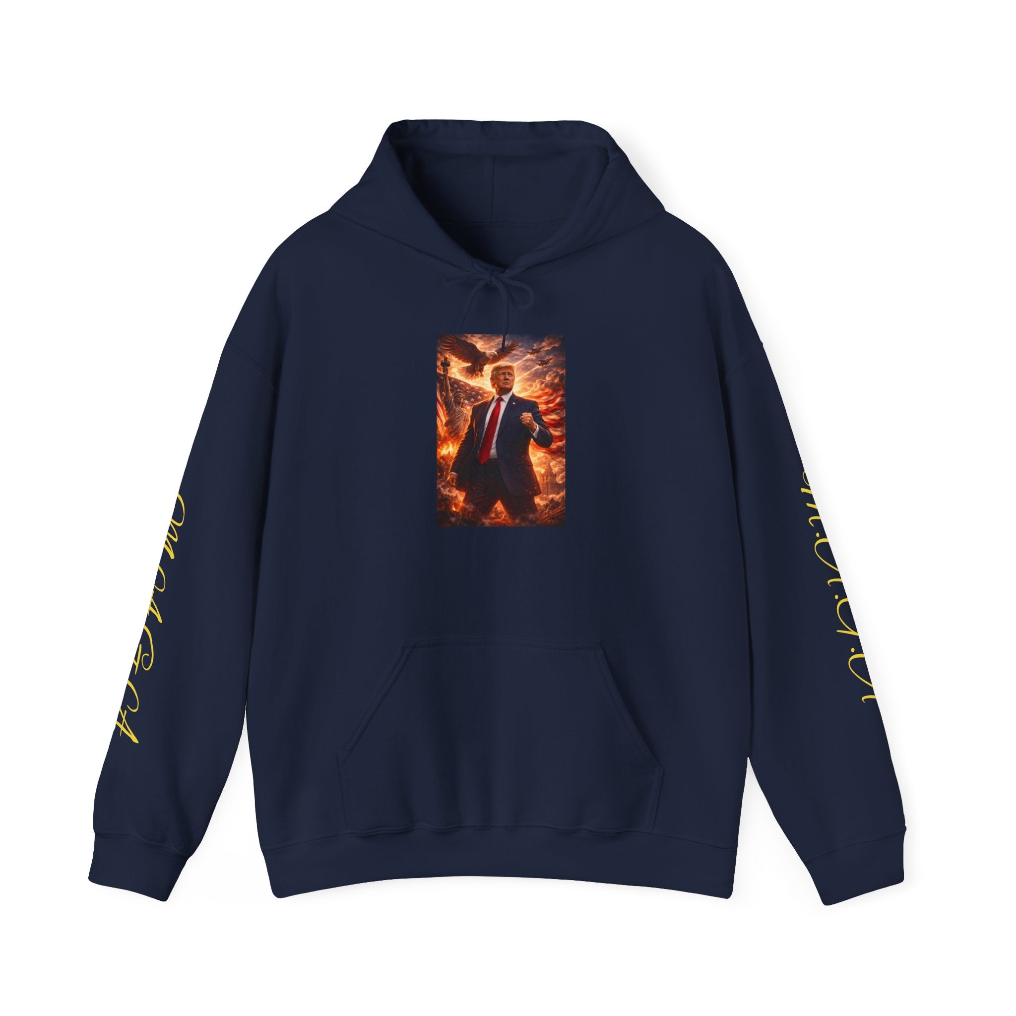Patriotic Leader Portrait Hoodie