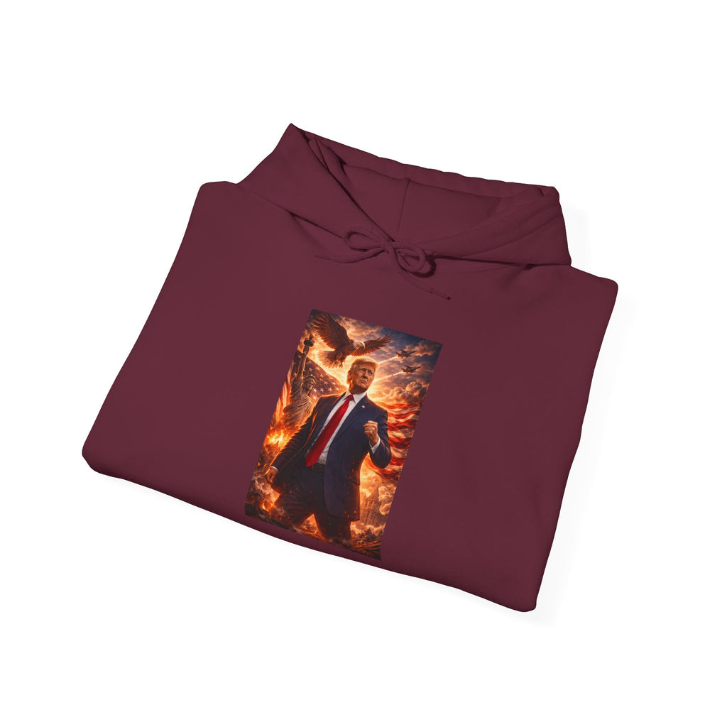 Patriotic Leader Portrait Hoodie