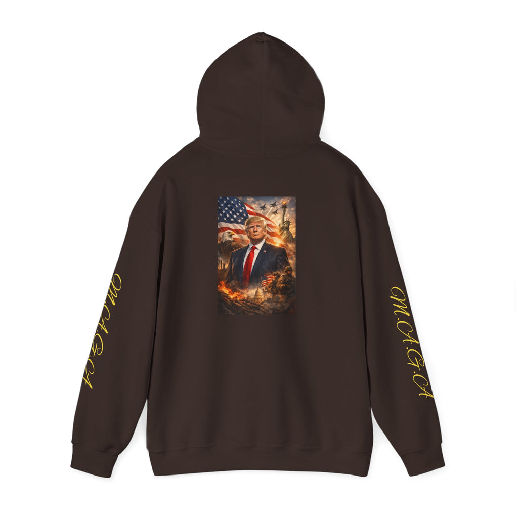 Patriotic Leader Portrait Hoodie