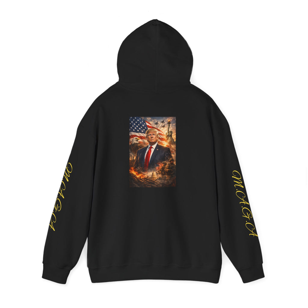 Patriotic Leader Portrait Hoodie