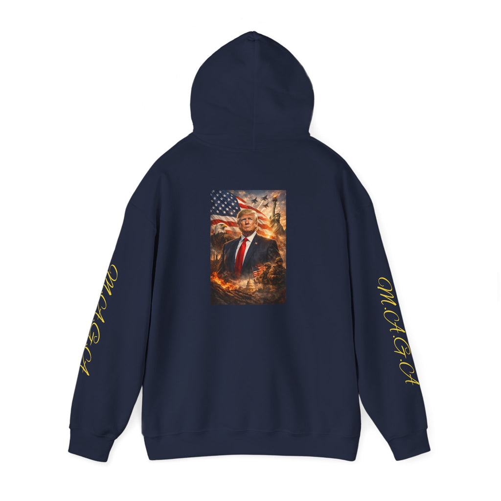 Patriotic Leader Portrait Hoodie