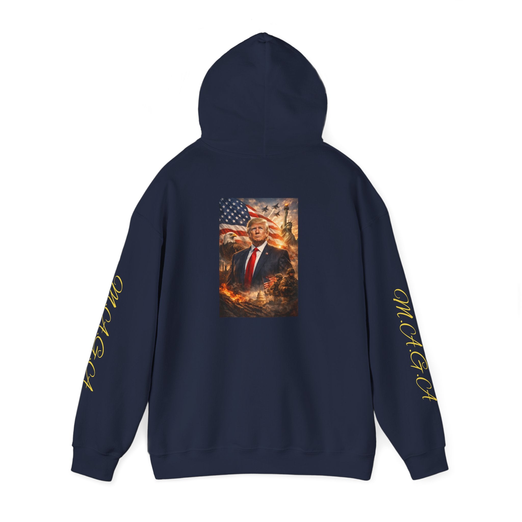 Patriotic Leader Portrait Hoodie