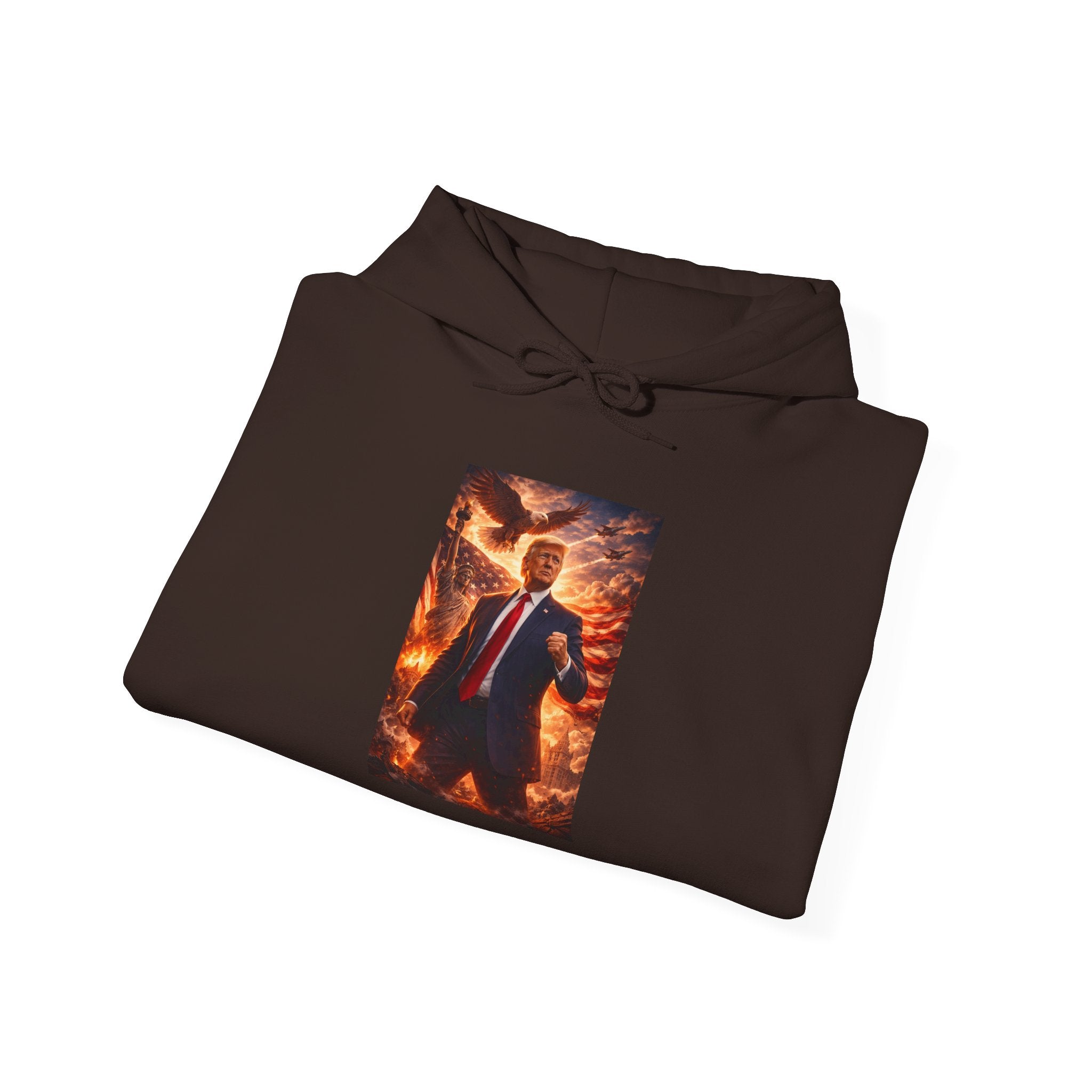 Patriotic Leader Portrait Hoodie