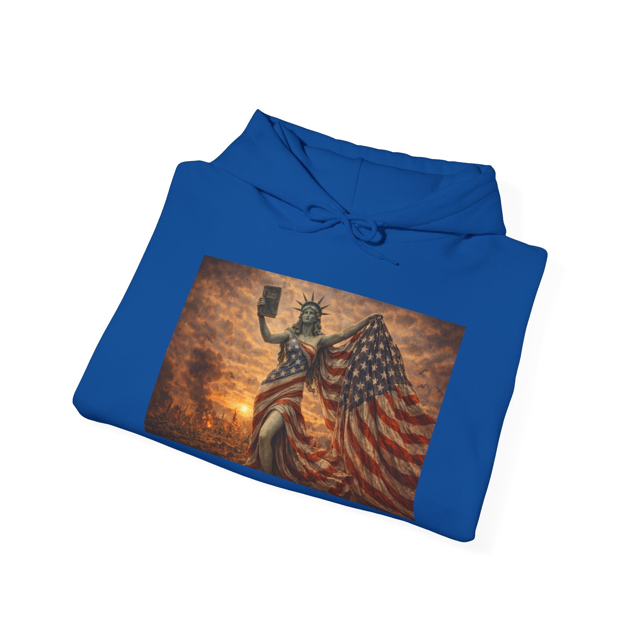 MAGA Statue of Liberty Hoodie – Patriotic American Flag Sweatshirt