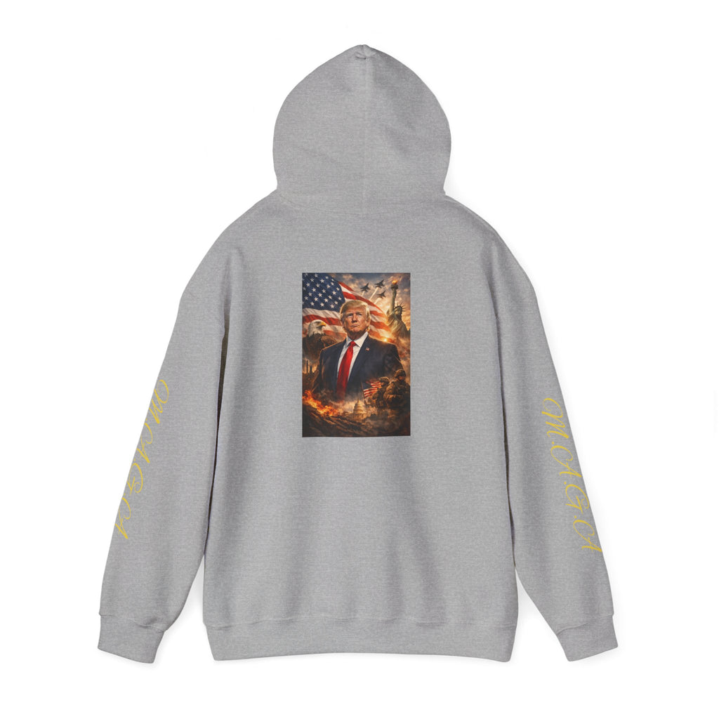 Patriotic Leader Portrait Hoodie