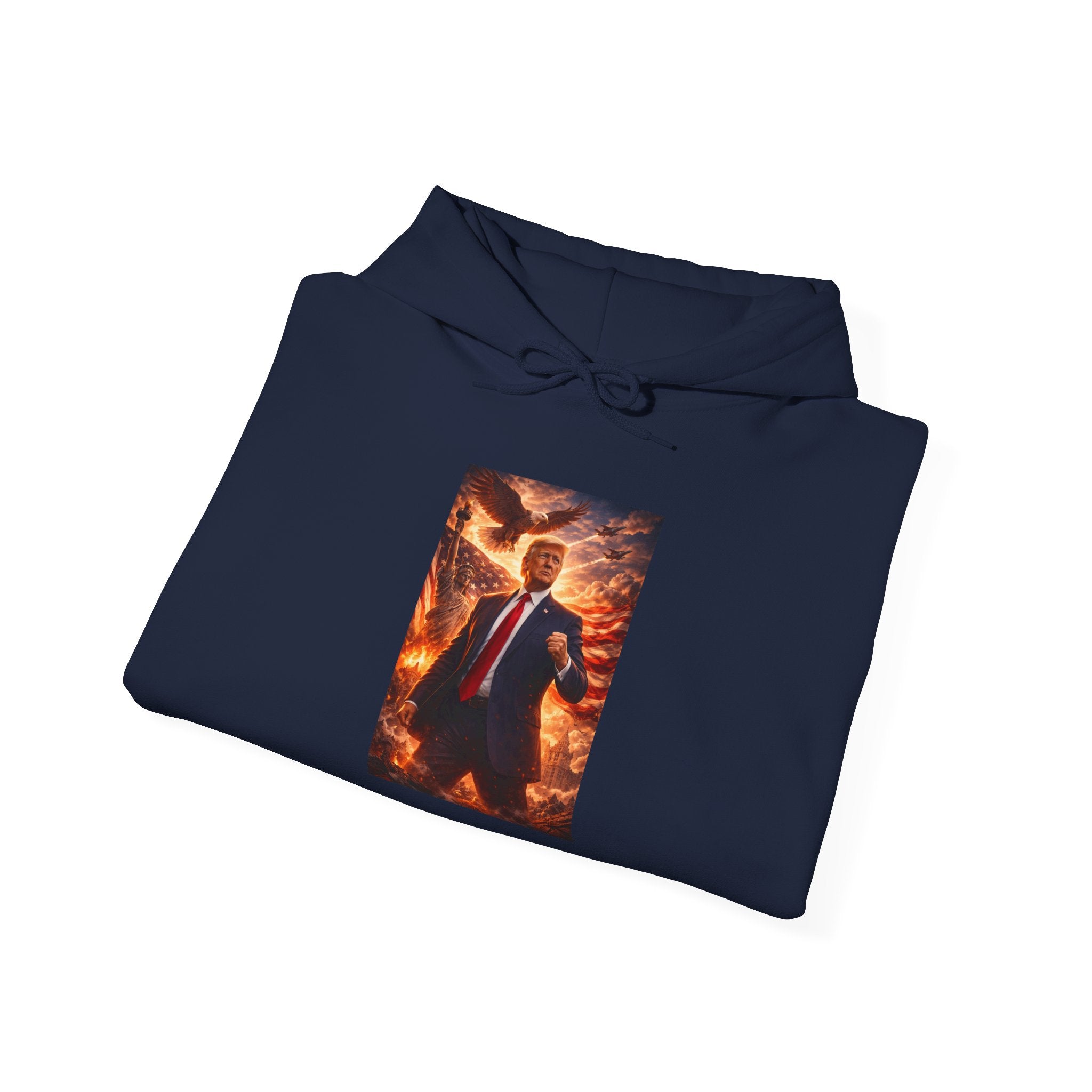 Patriotic Leader Portrait Hoodie