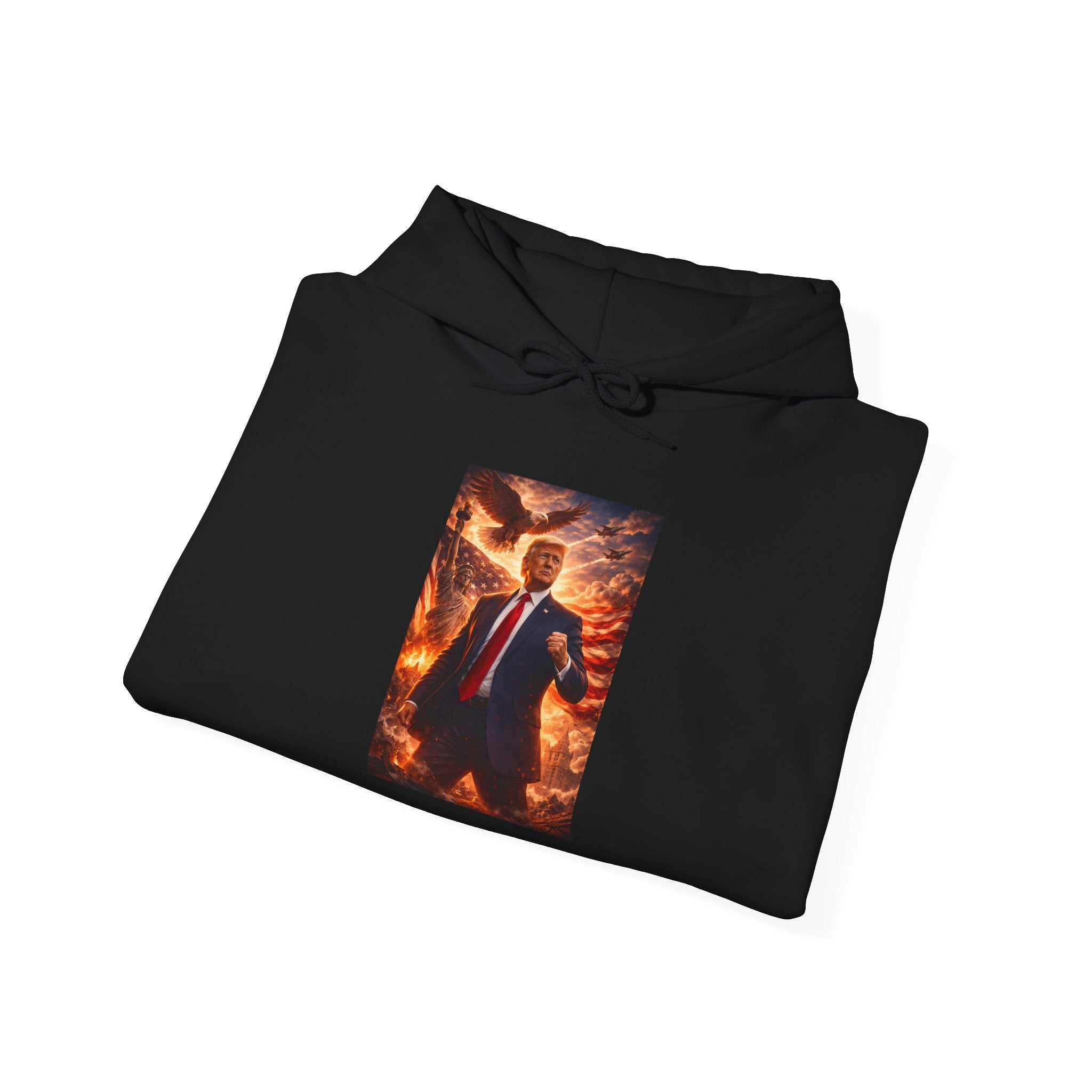 Patriotic Leader Portrait Hoodie